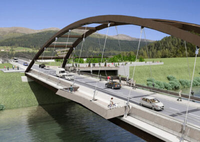 Competition for a bridge over the Adige and road overpass